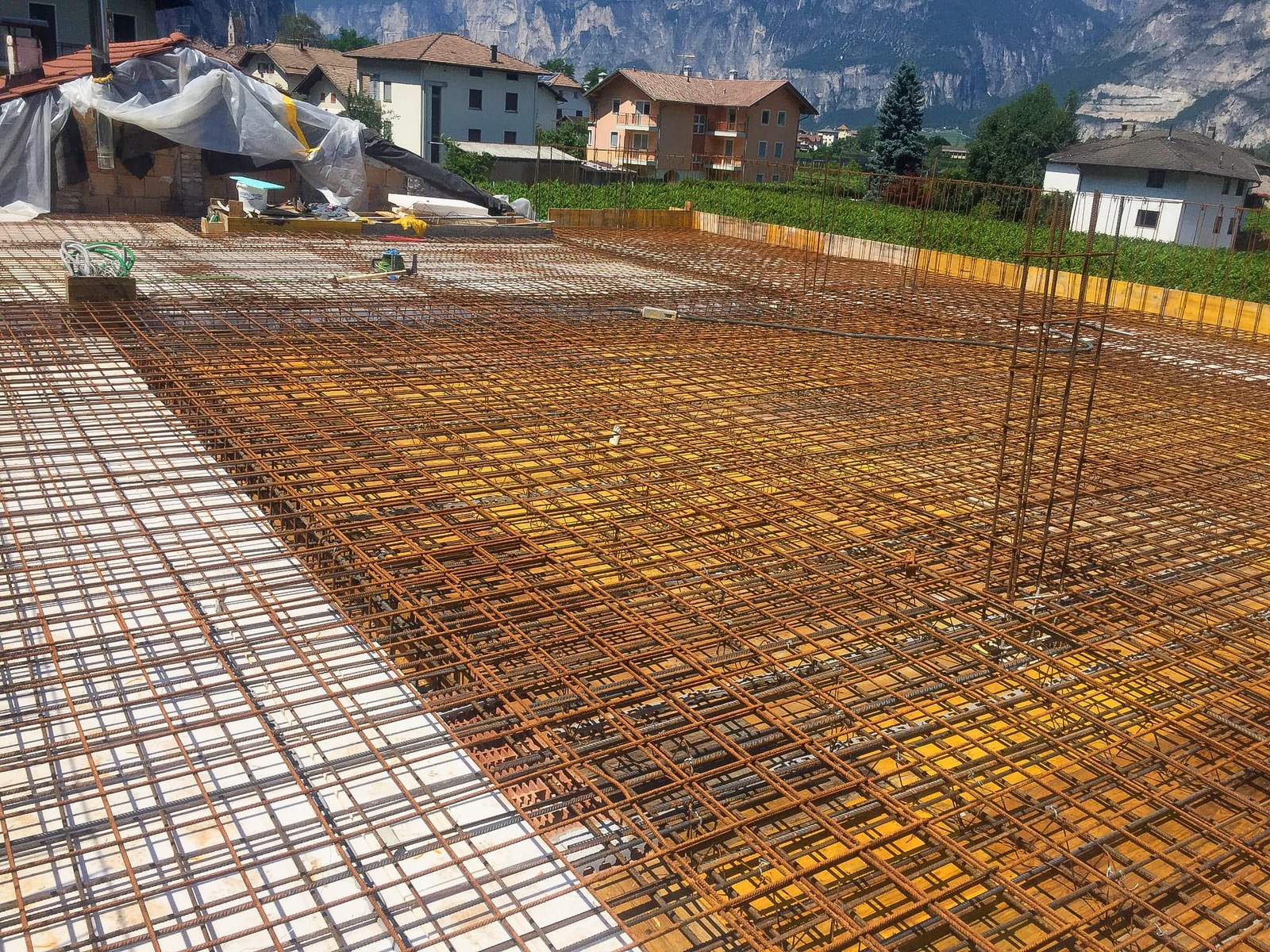 Solaio in cemento armato per ampliamento - Gino Bau, Merano