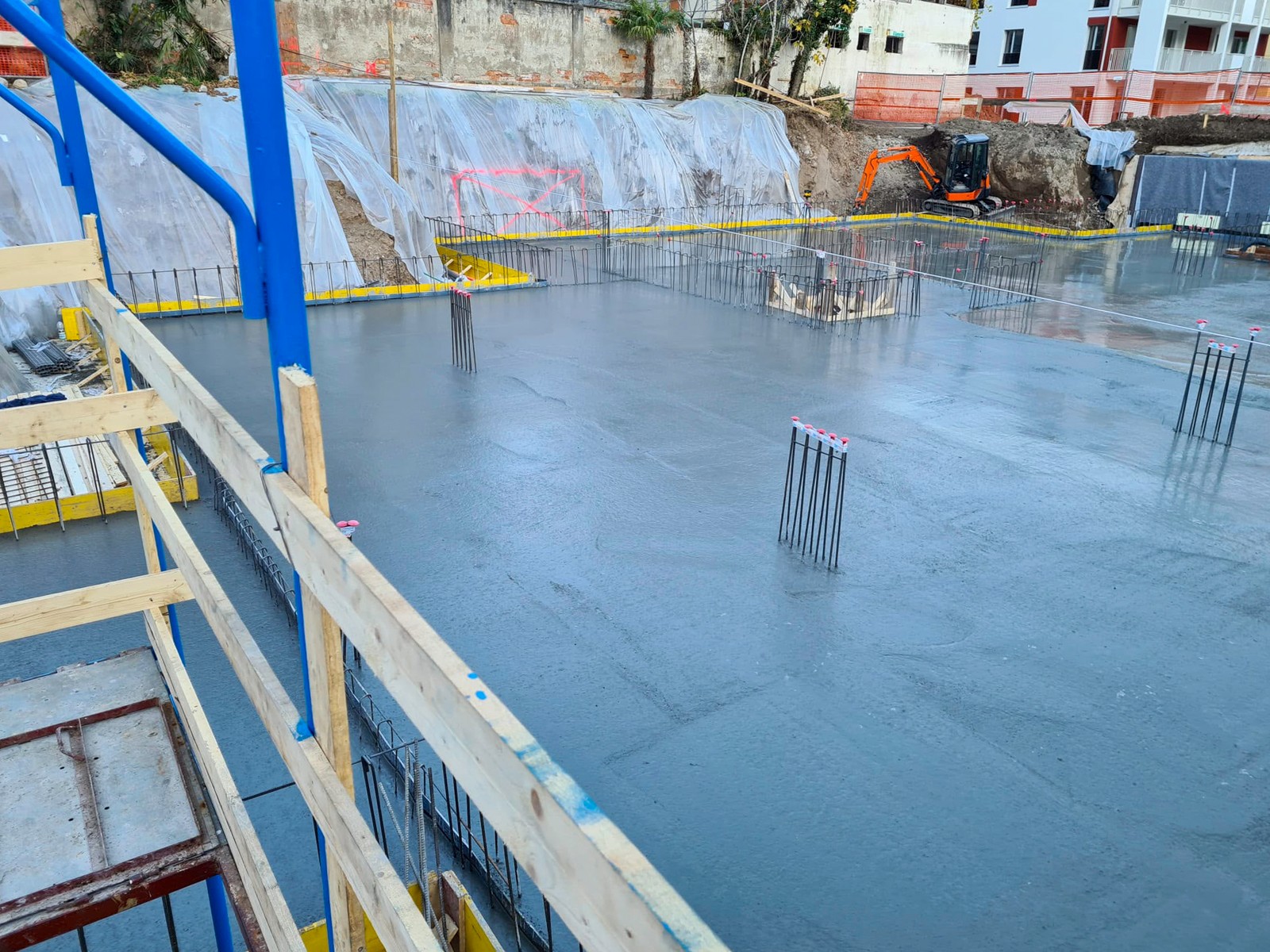 Fondazioni in cemento armato - Gino Bau, Merano